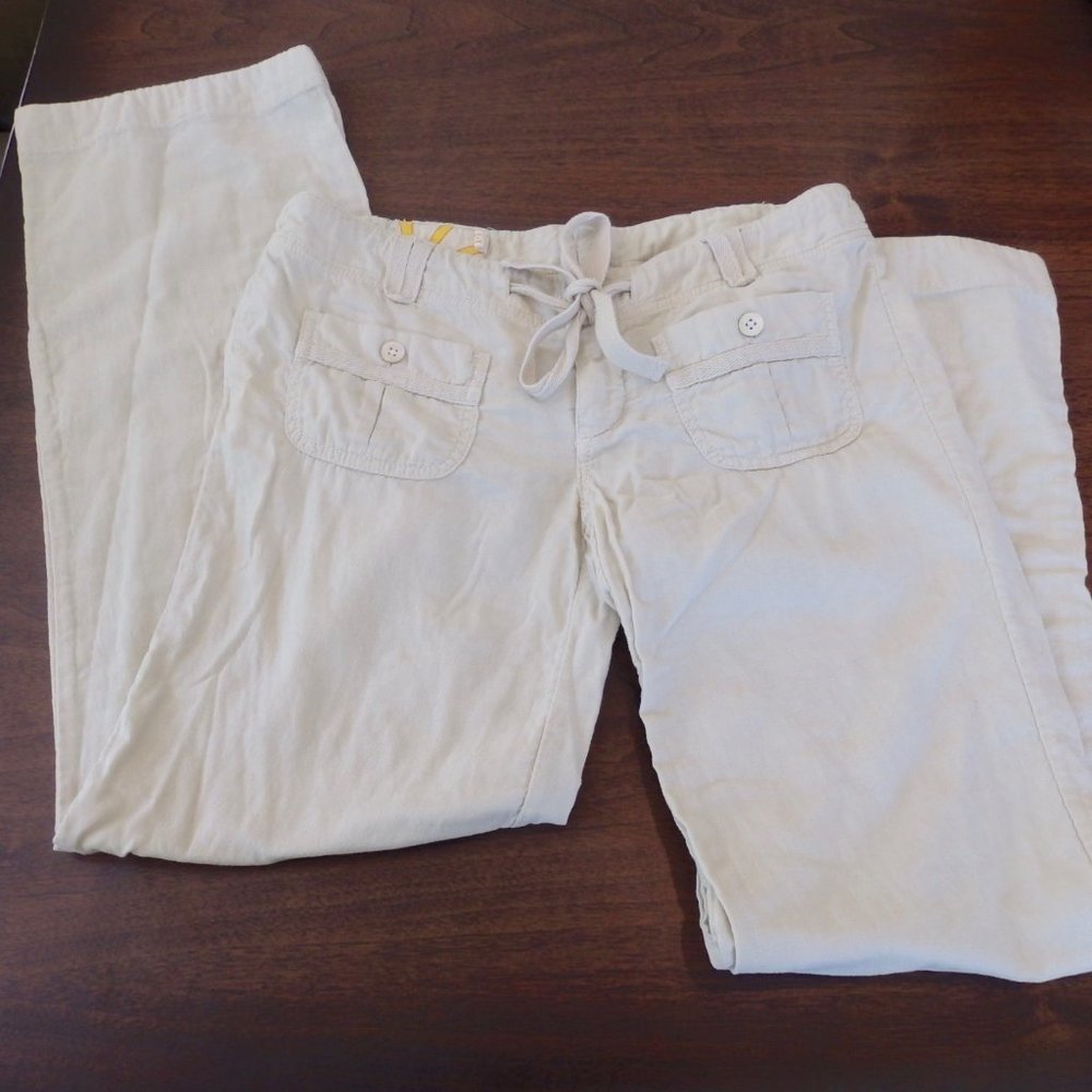 C & C California wide leg, low rise, cotton pants size 8